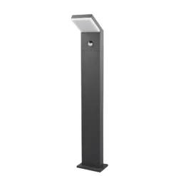 Arcchio, bolardo luminoso LED Yolena, sensor, 100 cm, antracita