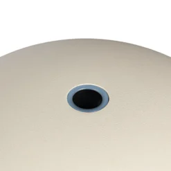 Arcchio LED lámpara de mesa recargable Thenra, beige, soporte de pared