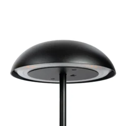 Arcchio LED lámpara de mesa recargable Thenra, negro, soporte de pared