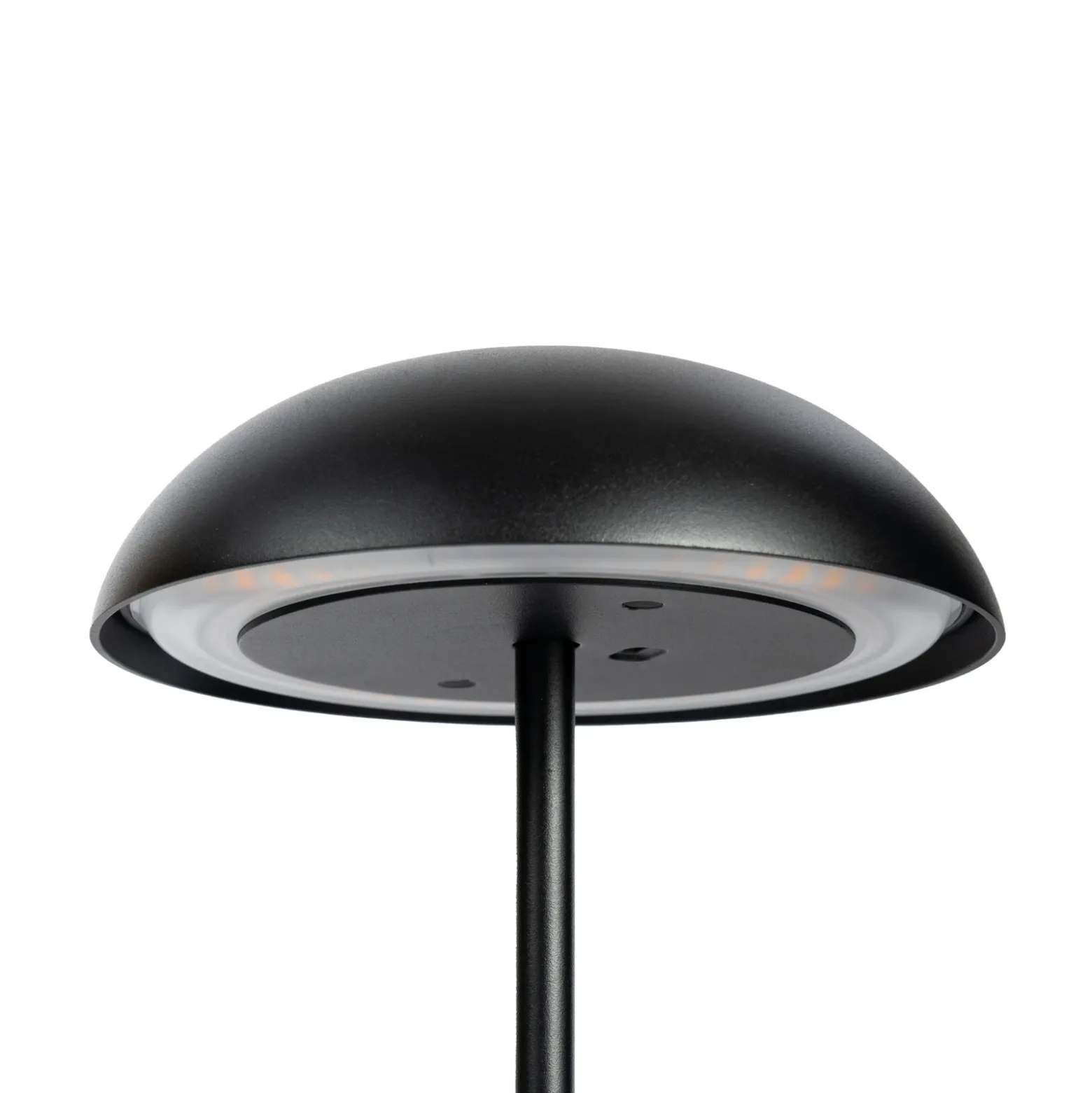 Arcchio LED lámpara de mesa recargable Thenra, negro, soporte de pared