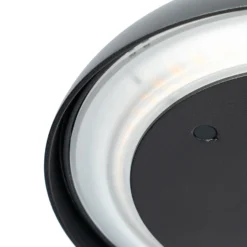 Arcchio LED lámpara de mesa recargable Thenra, negro, soporte de pared