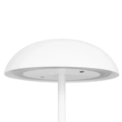 Arcchio LED lámpara de mesa recargable Thenra, blanco, soporte de pared