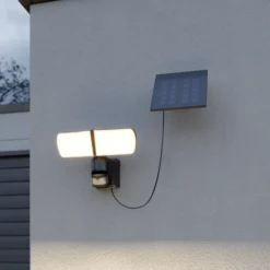Arcchio Lissano Foco de pared LED solar con sensor