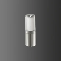 Baliza 1255, acero inoxidable, resistente al agua salada, 45 cm