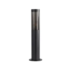 Baliza Batton, IP44, negra, altura 45 cm, metal