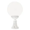 Baliza 1131 con pantalla esférica, blanca
