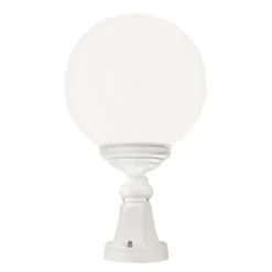 Baliza 1131 con pantalla esférica, blanca