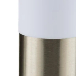 Baliza de acero inoxidable Chorus con enchufe, 50 cm