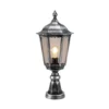 Baliza 1112 de aluminio fundido negro-plata