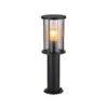 Baliza Gracey, altura 45 cm, negro, acero inoxidable, IP54