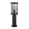 Baliza Gracey, negra, con sensor, 45 cm, IP54, E27