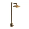 Baliza LED Aura Frame, 50 x 19,5 cm, latón antiguo