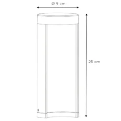 Baliza LED Combo con un bonito diseño, 25 cm