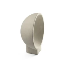 Baliza LED Gaia, gris, hormigón, altura 38,8 cm