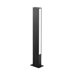 Baliza LED Lir, altura 60 cm, metal gris oscuro