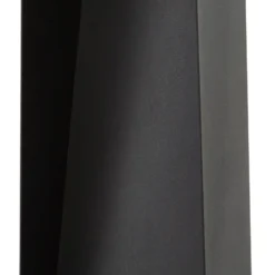 Baliza LED Lucande Louran, 55 cm, negra, luz hacia arriba y hacia abajo