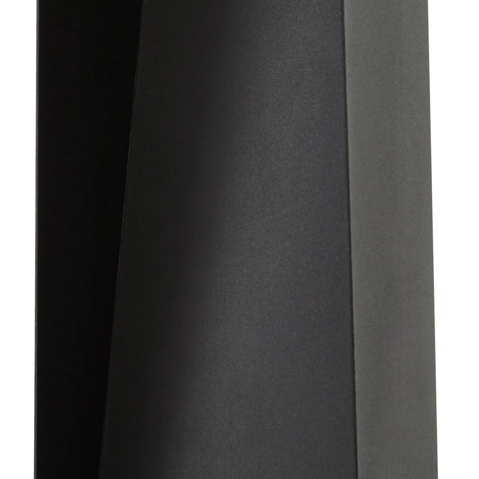 Baliza LED Lucande Louran, 55 cm, negra, luz hacia arriba y hacia abajo