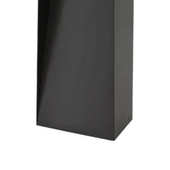 Baliza LED Lucande Louran, 55 cm, negra, luz hacia arriba y hacia abajo