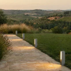 Baliza LED Lucande Teerk, altura 30 cm, antracita, IP65