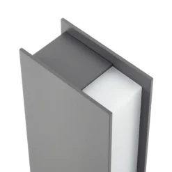 Baliza LED Lucande Teerk, altura 50 cm, antracita, IP65