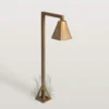 Baliza LED Silva Frame, 50 x 19 cm, latón antiguo