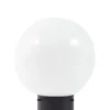 Baliza Lindby Dangan, negro/ópalo 60 cm, cristal, sensor
