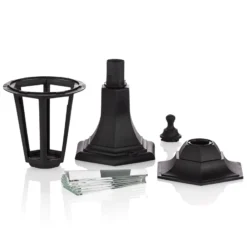 Baliza Lindby Nane, 42 cm, farol, resistente al agua salada, E27