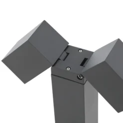 Baliza Lindby Othil, 2 luces, 50 cm, antracita, metal