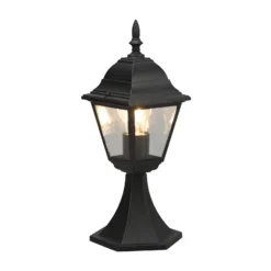 Baliza Livenza, negra, altura 39 cm, aluminio, IP44