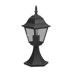Baliza Livenza, negra, altura 39 cm, aluminio, IP44