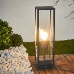Baliza Lucande Annalea, 50 cm, antracita, IP54