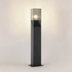 Baliza Lucande «Fiola», 60 cm, antracita, IP54