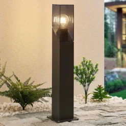 Baliza Lucande «Fiola», 60 cm, antracita, IP54
