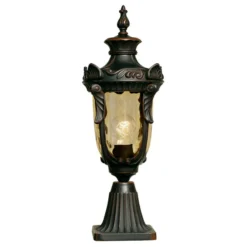 Baliza Philadelphia, bronce/ámbar, 54 cm, IP43