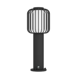 Baliza Ravello, negra, altura 45 cm, metal