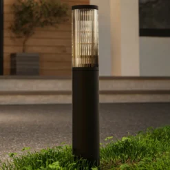 Baliza Salle, altura 46,5 cm, negro, aluminio