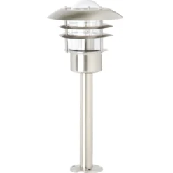 Baliza Terrence, acero inoxidable, altura 50 cm