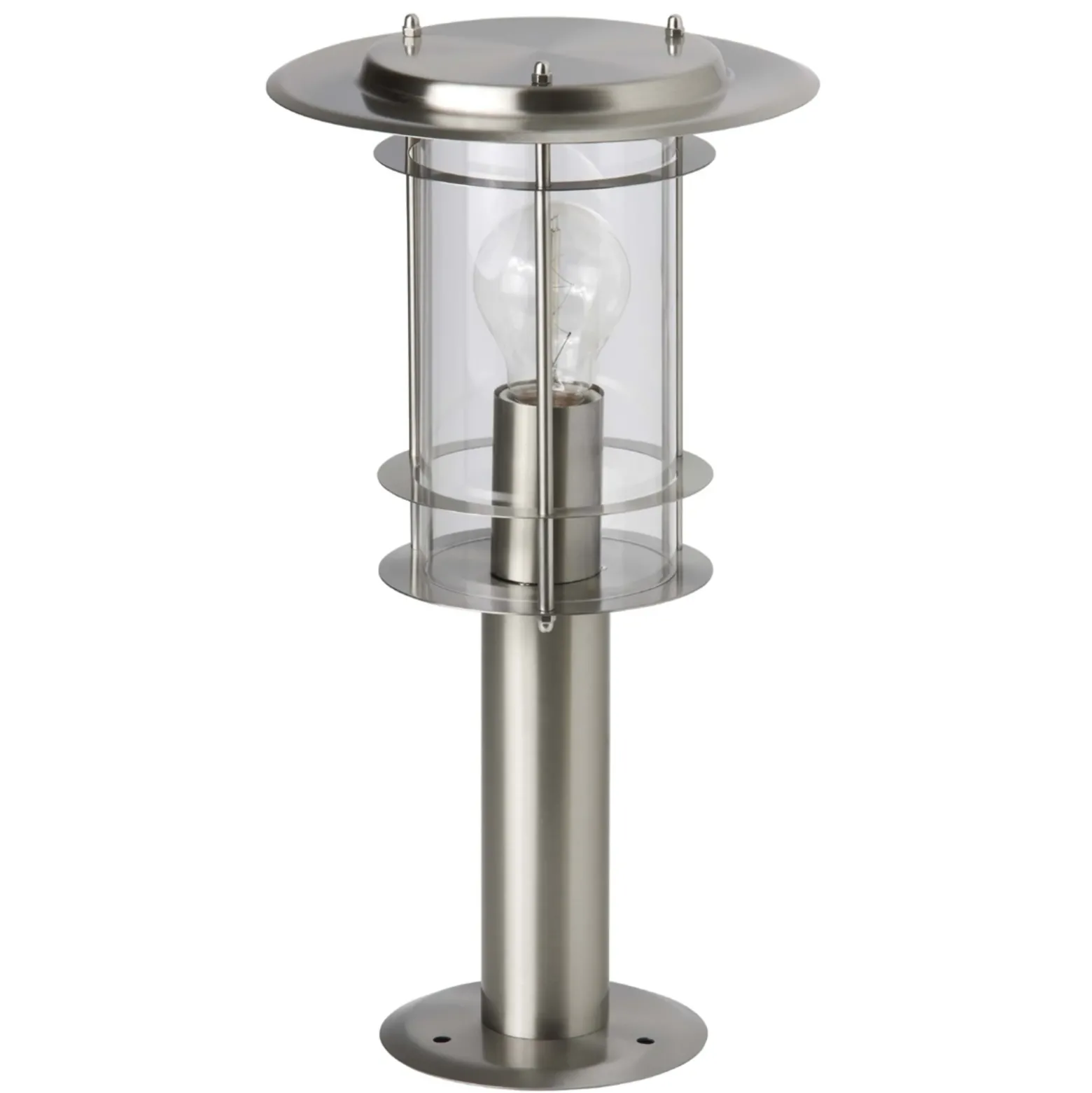 Baliza York, acero inoxidable, altura 40 cm, IP44, E27