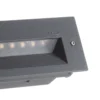 BEGA 33053 empotrado pared LED 3.000K grafito 17cm