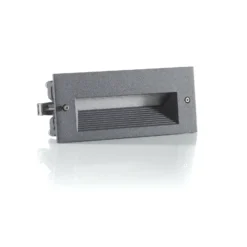 BEGA 33053 empotrado pared LED 3.000K grafito 17cm