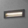 BEGA 33054 empotrado pared LED 3.000K plata 26 cm