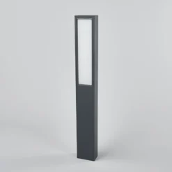 BEGA 77246K3 bolardo angular grafito 3.000K 1 lado