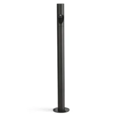 Bisel baliza LED, negro, aluminio, altura 60 cm