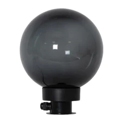 Bola decorativa de exterior Orby en negro, Ø 20 cm