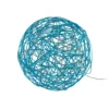 Bola LED de diseño 3D Galax Fun, Ø 30 cm, azul