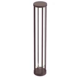 Bolardo FLOS In Vitro 3, 2.700 K 90 cm marrón oscuro