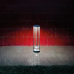 Bolardo FLOS In Vitro 2, 2.700 K 60 cm marrón oscuro