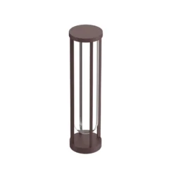 Bolardo FLOS In Vitro 2, 2.700 K 60 cm marrón oscuro