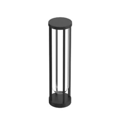 Bolardo FLOS In Vitro 2, 2.700 K, 60 cm, negro