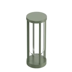 Bolardo FLOS In Vitro 1, 2.700 K, 40 cm, verde claro